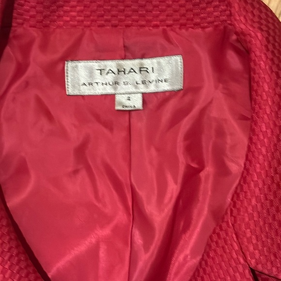 Tahari ASL business Women’s sets skirt blazer size 4, 4p 6 GORGEOUS - Picture 3 of 16